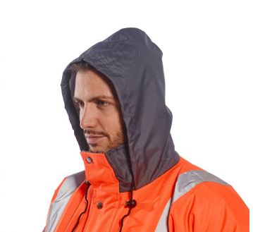 PARKA HAUTE VISIBILITE ORANGE/MARINE S467 - PORTWEST