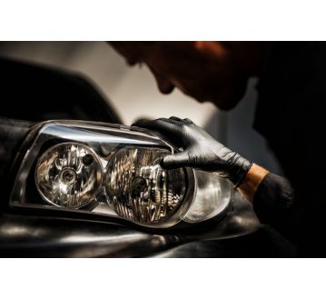 BOITE 50 GANTS NITRILE NOIR PICOTS NON POUDRES GOGRIP